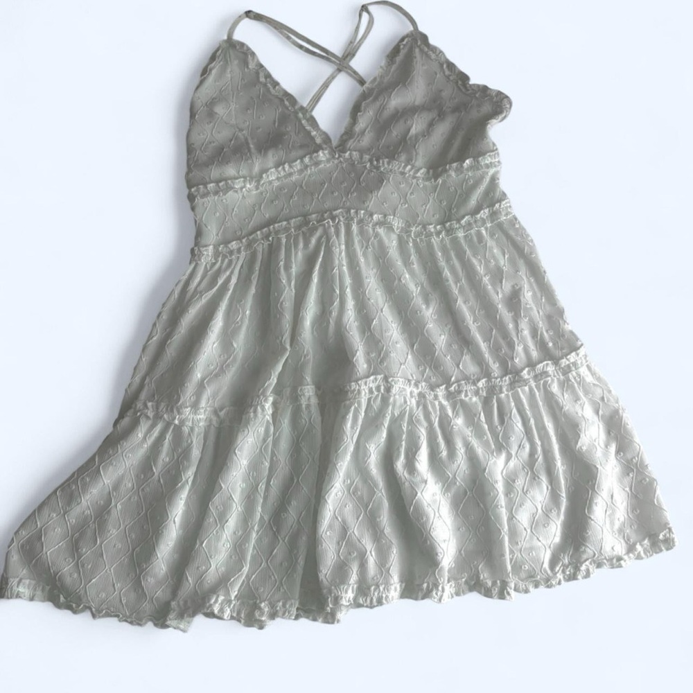 She + Sky White Mini Dress